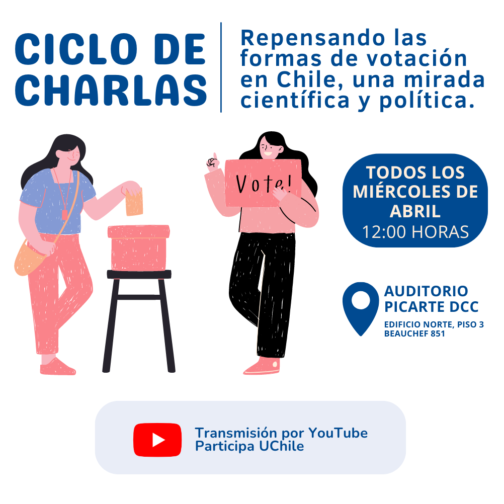 Participa UChile organiza un espacio de reflexión y análisis sobre las formas de votación en Chile.